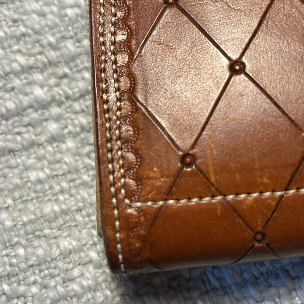 COUNTRY BUG WALLET BROWN LEATHER